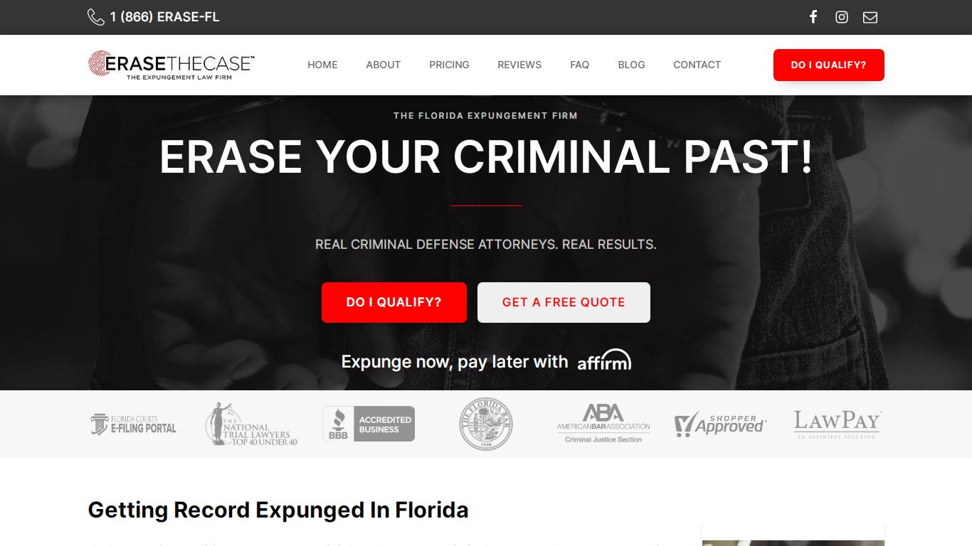 How To Get Your Record Expunged In Florida | Erase The Case